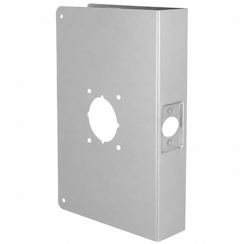 Don-Jo 4500-CW Wrap Around Plate 4-3/4" x 9" for Hospital Push/Pull Latches, 2-3/4" Backset, 1-3/4" Door