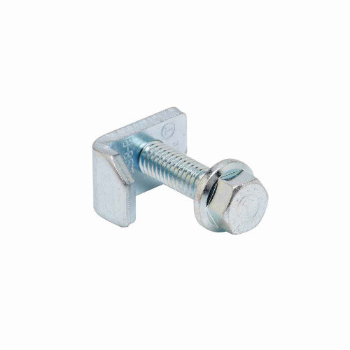 B-Line Eaton series rod stiffeners, Secures channel to hanger rod for vertical seismic bracing, Electro-plated, Steel, Used with 3/8"-16 thru 7/8"-9 h