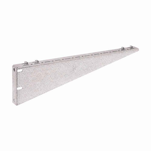 B-Line Eaton series Flextray wire basket tray, 8" width, Steel, Pre-galvanized, Shelf brackets