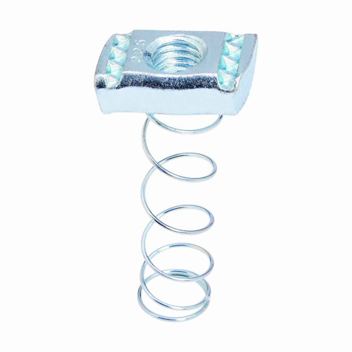 B-Line Eaton series strut channel, nuts, all threaded rod, Steel, Tall channel nuts, 3/4" nut, Electro-plated zinc, 5/8"-11 thread size