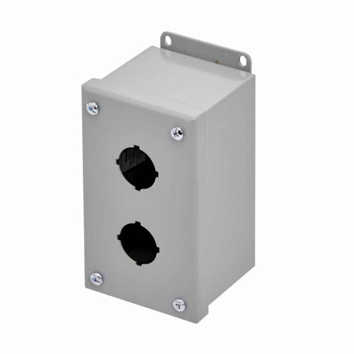 B-Line Eaton series push button enclosures, 5.75" height, 3" length, 3.25" width, 4X, Screw cover, PB4XSS6 enclosure, Surface mounted, Small single d