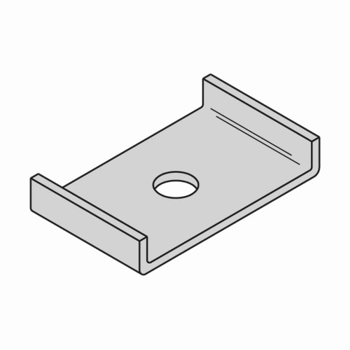 B-Line Eaton series open racks, 11 Gauge steel, 1/2"-13 thread size, Yellow zinc, 1" x 2" Framing clip B-Line Eaton series open racks, 11 Gauge steel, 1/2"-13 thread size, Yellow zinc, 1" x 2" Framing clip