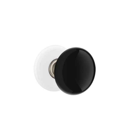 Emtek Porcelain Knobsets, Ebony Knob, Passage Set