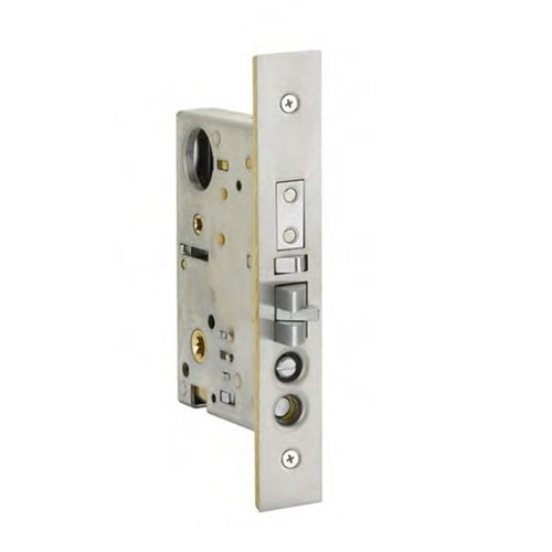 Emtek 3300 Mortise Lock Box Only, Thumb by Lever or Knob, Includes Face Plate, Trim Plate and Strike Plate. Cylinder Not Included