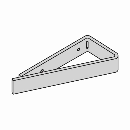 B-Line Eaton series open racks, 11 Gauge steel, #12-24 X 1/2" PHMS hardware included, Bumper rail adapter - network bay
