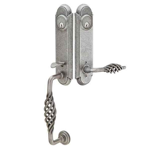 Emtek 462212 Sectional with Lafayette Grip Entrance Handleset