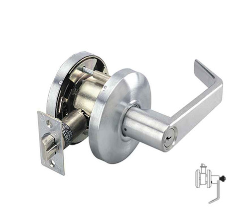 Cal-Royal Cal-Royal SL80 Exit Lock / Connecting Room Grade 2 Lever Lock, Pioneer SL Series SL80