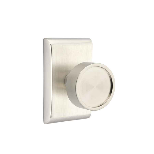 Emtek Modern Designer Brass Knobset - Verve Knob, Dummy (Pair)