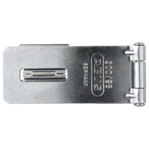 ABUS 200/95 Solid Hasp and Staple, Zinc Plated, 17/32" Hole diameter