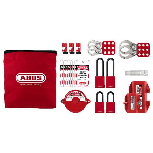 ABUS K915 Safety Lockout Tagout Deluxe Pouch Kit