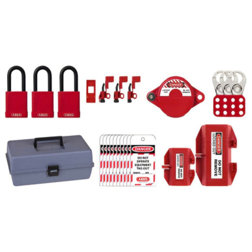 ABUS ABUS K925 Safety Lockout Tagout Personal Electrical Toolbox Kit ABUS-K925 Electrical Toolbox Kit