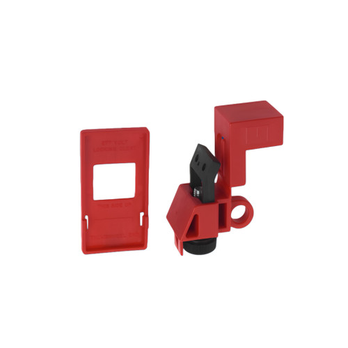 ABUS ABUS E201 Circuit Breaker Lockout Single-pole, 2 3/4" Length, Red ABUS-E201