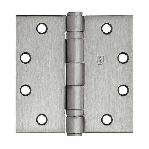 Hager Hager BB1279 Full Mortise Ball Bearing Hinge, Standard Weight, Steel, 5 Knuckle, 8 - Gauge Wires HAG-BB1279