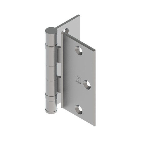 Hager Hager 1173 Half Surface Plain Bearing Hinge, Standard Weight, 4-1/2", Steel, 5 Knuckle HAG-1173