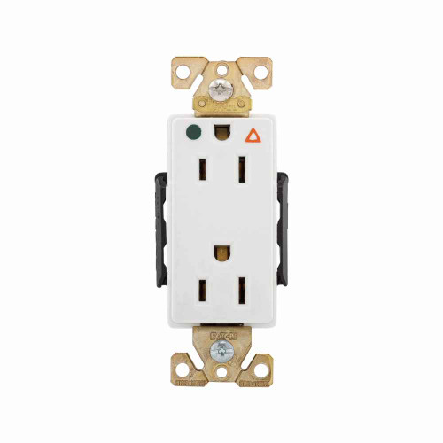 Eaton IG8262W Arrow Hart extra heavy-duty hospital grade decorator duplex receptacle,#14-10 AWG,15A,Healthcare,Flush,125V,Back and side,White,Brass,High-impact nylon face,Glass-filled nylon base,5-15R,Duplex,Screw,Glass-filled nylon,Core pack Eaton IG8262W Arrow Hart extra heavy-duty hospital grade decorator duplex receptacle,#14-10 AWG,15A,Healthcare,Flush,125V,Back and side,White,Brass,High-impact nylon face,Glass-filled nylon base,5-15R,Duplex,Screw,Glass-filled nylon,Core pack