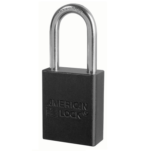American Lock A1166KZ Rekeyable Padlock with Boron Shackle 1-1/2in (38mm) Wide Solid Aluminum, Zero-Bitted Master Lock