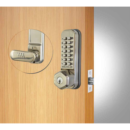 Codelocks  CL255 Tubular Latch with Key Override