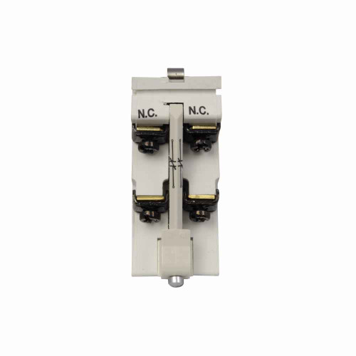 Eaton J02N Type J (2) NC Special Size Auxiliary Contacts, Field Mountable in a A200 and A900 Contactor or Starter Sizes 00-6