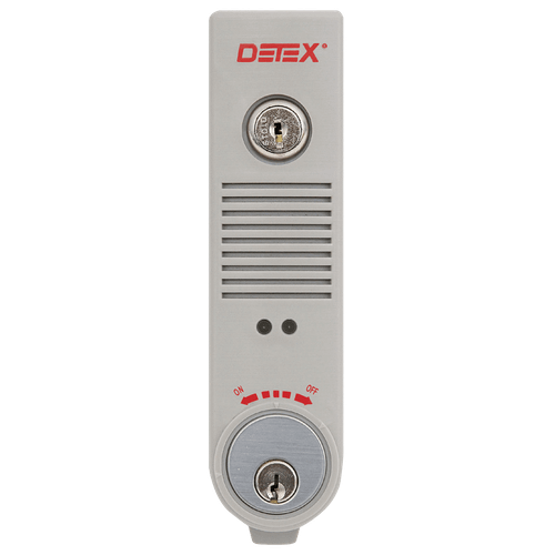 Detex EAX-300 Series Battery Powered Door Propped Alarm with Cylinder Options