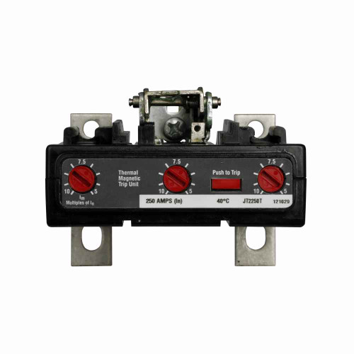 Eaton JT2100T molded case circuit breaker accessory trip unit, Trip unit, Trip unit thermal-magnetic, 100 A, Two-pole, Fixed thermal, adjustable magnetic, JT, Frame J-K, Series C