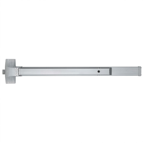 Cal-Royal 5000 36" Wide Rim Exit Device with Touch Bar, Grade 2 Chassis, Aluminum Finish - Front View