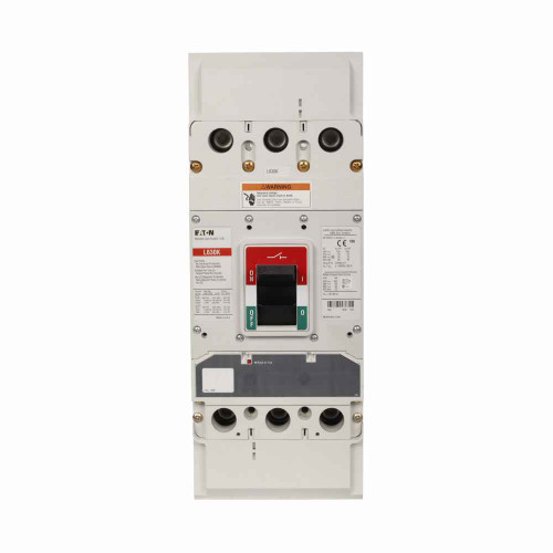 Eaton LGK3630KSG Series G molded case switch, LG-frame, LG, Molded case switch, Three-pole, 630A, 600 Vac, 35 kAIC at 480 Vac, Stainless steel, Line and load, Metric
