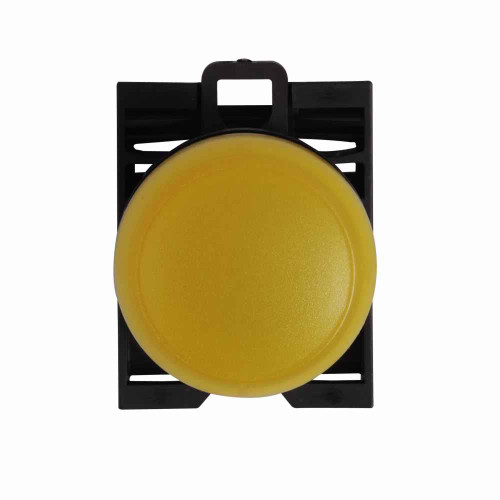 Eaton M22-L-Y M22 modular pushbutton, Indicating Light Operator, Flush, IP66, NEMA 4X, 13, Rk resistance 470, 22.5 mm, Yellow, Illuminated, White, 100, 000 Hours of operation
