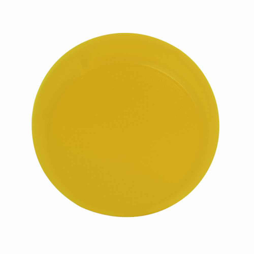Eaton M22-XL-Y-ETCH M22 modular pushbutton, Button lens, Flush, Yellow, IP67, IP69K, NEMA 4X, 21, Illuminated, 22.5 mm, M22, 12-30 Vac/dc