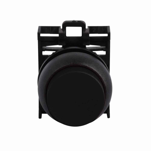 Eaton M22S-DH-S M22 modular pushbutton M22 Modular Pushbutton Operator, 22.5 mm, Extended, Momentary, Non-illuminated, Bezel: Black, Button: Black, IP67, IP69K, NEMA 4x, 13, 5,000,000 Million mechanical operations