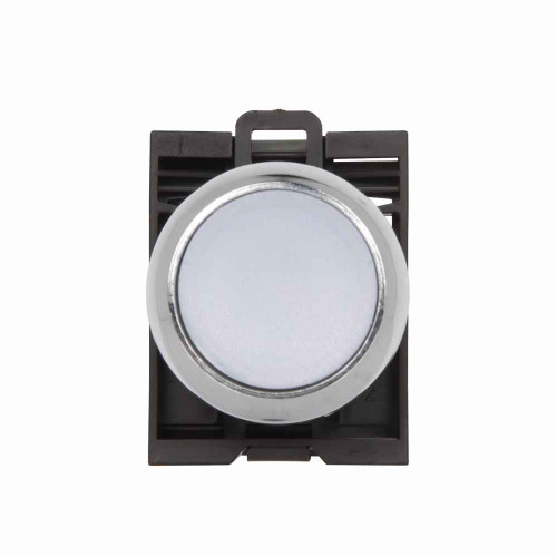 Eaton M22M-DRL-X M22 modular pushbutton, 22.5 mm, Metal, Illuminated flush maintained, NEMA 4x, 13, IP67, IP69K (IP66 key-release)