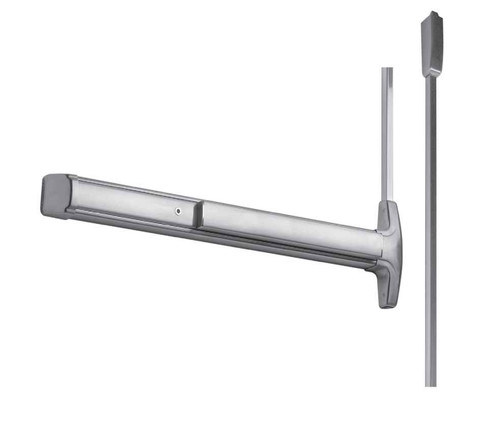 Detex Detex Advantex 51 Series Super-Heavy-Duty Narrow Stile Surface Vertical Rod Exit Device - Top Rod Only DTX-51