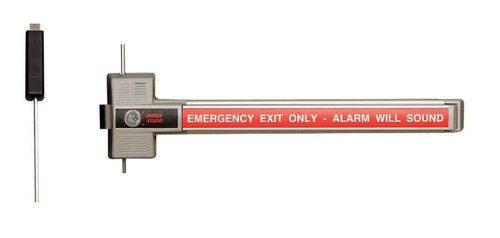 Detex Detex ECL-230X-TD Alarmed Deadbolt Panic Exit Control Device - Two Point Top Bolt and Deadbolt DTX-ECL-230X-TD
