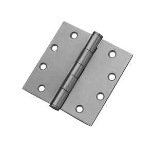 Don-Jo PB74545 Full Mortise Plain Bearing Hinge 4-1/2" x 4-1/2" Steel for Medium Weight Doors