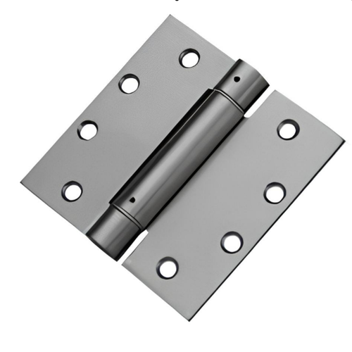 Don-Jo SH74545 Full Mortise Spring Hinge 4-1/2" x 4-1/2" Steel, Single Acting, Self-Lubricating