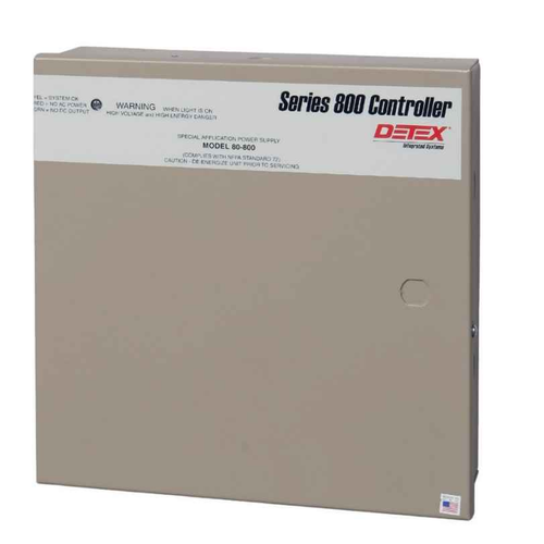 Detex 800 Series Electronic Access Control Power Supply with 2.0A Output and Door Operator Signal