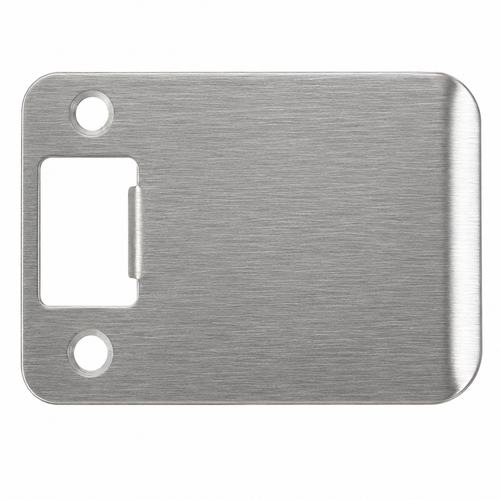 Don-Jo 9102-RC Extended Lip Strike with Radius Corner, 2-1/4" x 2", 18 Gauge