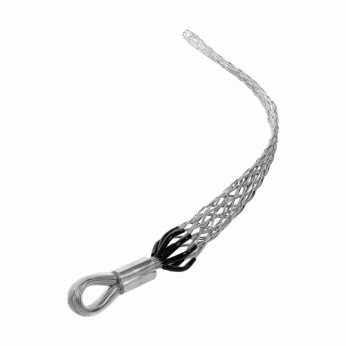 Eaton MP7536 pulling grip, Standard Length, Flexible Eye, T-Type, Medium duty, 6800 lbs break, 0.75-0.99" cord diameter, 36" mesh length, Galvanized Steel, 1/4" eye diameter