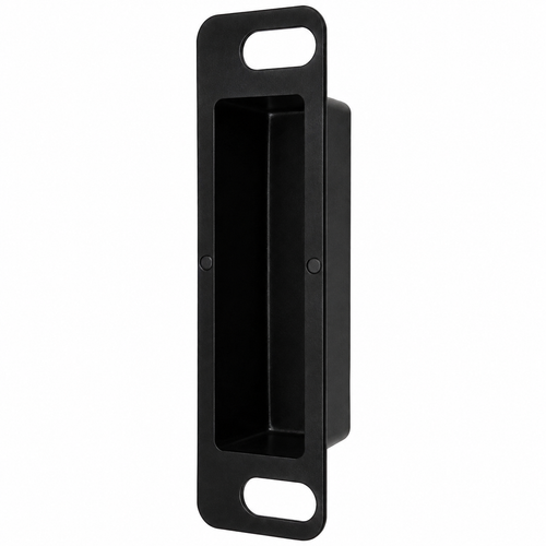 Don-Jo DB-478M Dust Box for 4-7/8" ASA and Mortise Strikes in Black Plastic