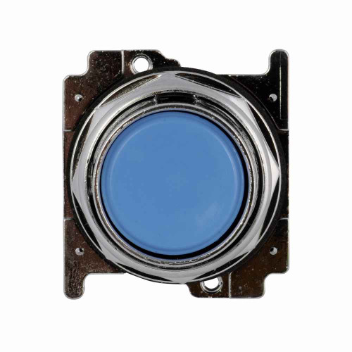 Eaton 10250T108 Eaton, 30.5 mm, Heavy-Duty Watertight/Oiltight Pushbutton,Class I Division 2,Blue,Plastic Actuator,Chrome bezel,Non-Illuminated,Flush mounting,Momentary,30.5 mm,Flush Pushbutton,10250T Series