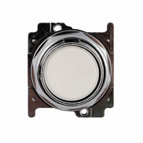 Eaton 10250T106 Eaton, 30.5 mm, Heavy-Duty Watertight/Oiltight Pushbutton,Class I Division 2,White,Plastic Actuator,Chrome bezel,Non-illuminated,Flush mounting,Momentary,30.5 mm,Flush Pushbutton,10250T Series