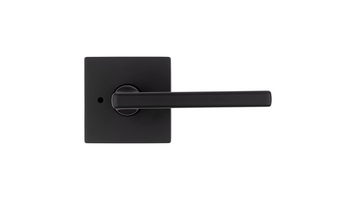 Kwikset 730HFL (Square) - Halifax Privacy Door Lock, Lever with Square Rose, 6AL Latch & RCS Strike, Modern Interior Handle