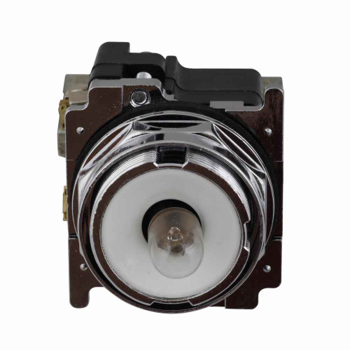 Eaton 10250T204NC1N 10250T pushbutton, Heavy-Duty Indicating Light, Standard actuator, Incandescent, Full voltage, Red, Plastic, 12 Vac/dc