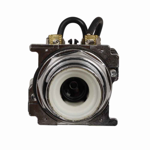 Eaton 10250T221LWG06 10250T pushbutton, Heavy-duty watertight and oiltight Indicating Light, PresTest, LED, Transformer, NEMA 3, 3R, 4, 4X, 12, 13, White, Glass, 120 V