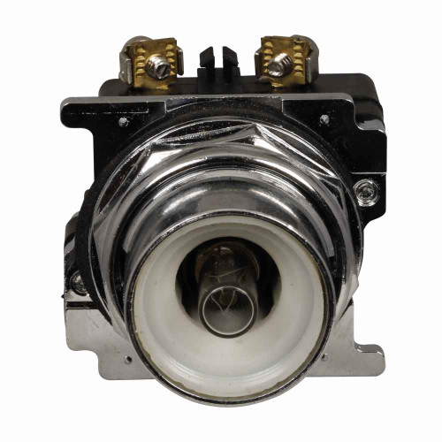 Eaton 10250T471C22-53 10250T pushbutton, 30.5 mm, Heavy-Duty, NEMA 3, 3R, 4, 4X, 12, 13, Illuminated, Momentary, Extended, Green plastic actuator, Incandescent, resistor light unit, 1NO, 120 V/RES, Chrome bezel