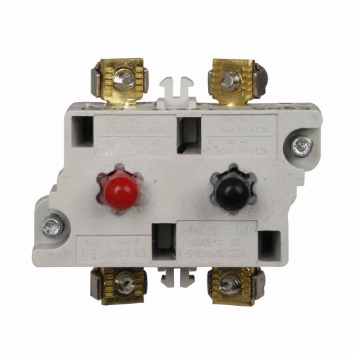 Eaton 10250T47A 10250T pushbutton contact block, 10250T series, Heavy-Duty, Assembled Push-Pull Unit, 1ENCO-1NC, NEMA 3, 3R, 4, 4X, 12, 13