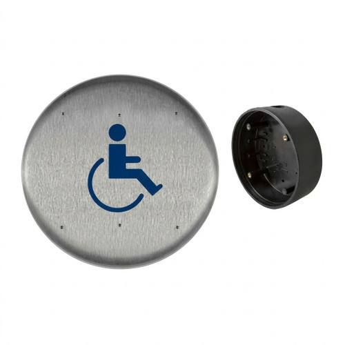 Cal-Royal Cal-Royal 8652-KIT Basic 6" Round Push Plate package, 2x 8637-SW, 8600 Series 8652-KIT