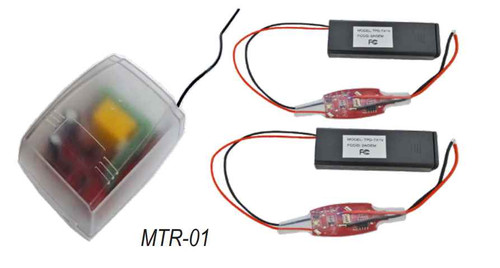 Cal-Royal Cal-Royal MTR-01 Basic Radio Kit, 2 Transmitters and 1 Receiver at 433 MHz, 8600 Series MTR-01