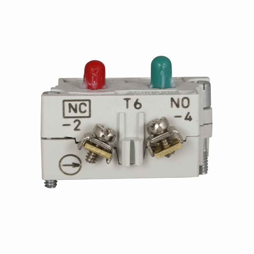 Eaton 10250T6 10250T pushbutton contact block, 10250T series, Standard Contact Block, 1NO-1NC, Base mount, 30.5 mm