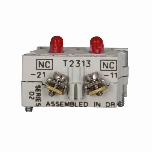 Eaton 10250T71E 10250T pushbutton contact block, 10250T series, Logic Level Contact Block, 1LONC, Pressure terminals