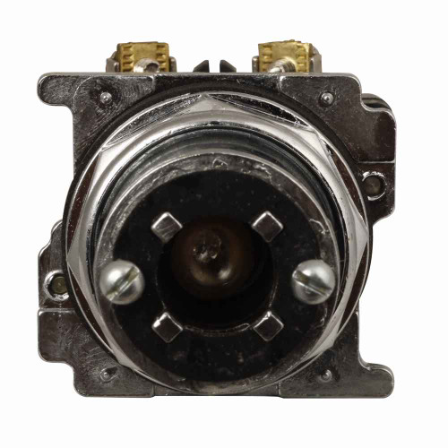 Eaton 10250T6832 10250T pushbutton, 10250T, 30.5 mm, Metal, Cam 2, 60° throw, NEMA 3, 3R, 4, 4X, 12, 13, Illuminated, Three-position, Chrome bezel